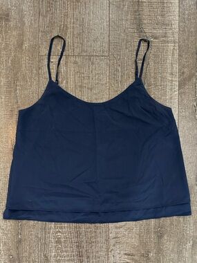 Athleta Navy Blue Featherweight Stretch Cami Tank Top - Size XS